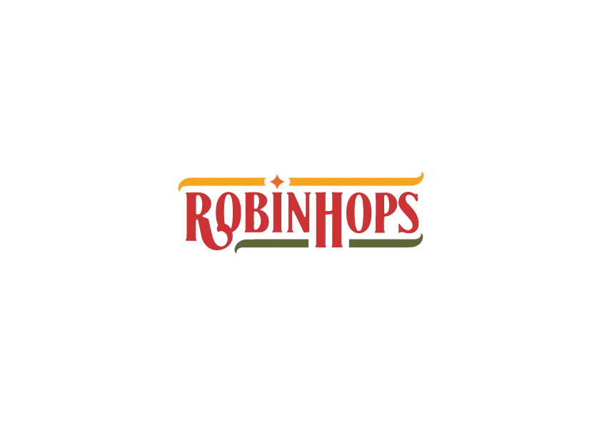 Robinhops logotype light background